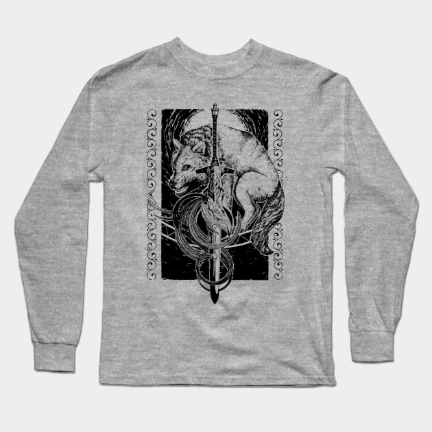 Greywolf Long Sleeve T-Shirt by Findtees